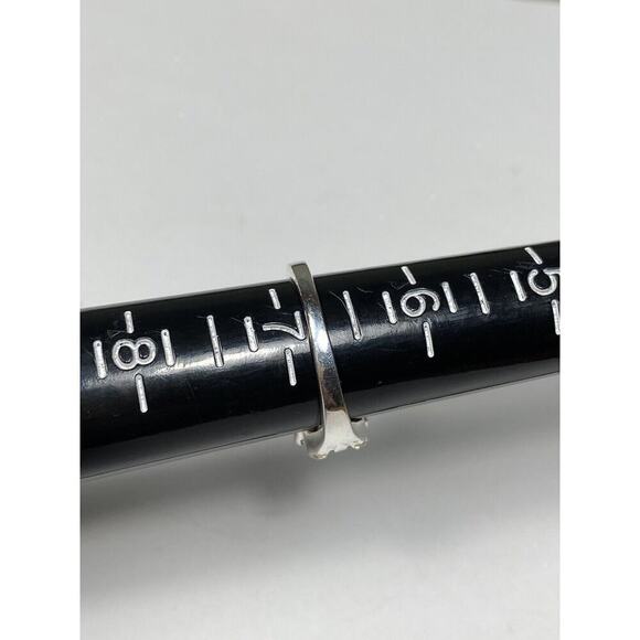 925 PTI India Sterling Silver Ruby Diamonds Ring 6.75 4.17g - Picture 3 of 15